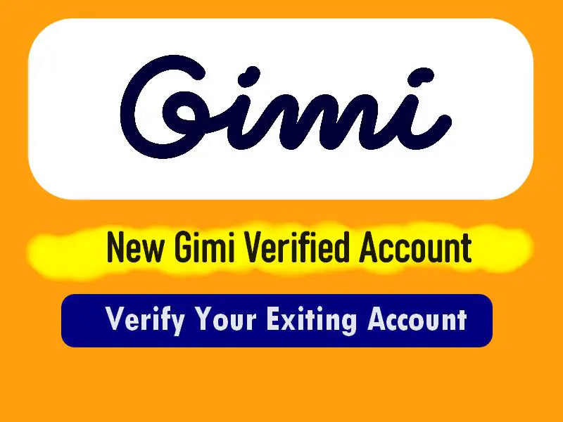 Gimi Account / identity verification